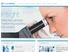 Tablet Screenshot of numelab.com